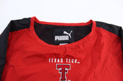 Puma Embroidered Logo Texas Tech Windbreaker Pullover - ThriftedThreads.com