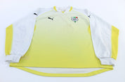 Puma Embroidered Logo Yellow Bulgaria LS Soccer Jersey - ThriftedThreads.com