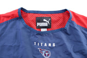 Puma Embroidered Tennessee Titans Windbreaker Pullover - Jacket - Thrifted Threads