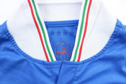 Puma Logo Italia Blue #7 LS Soccer Jersey - ThriftedThreads.com