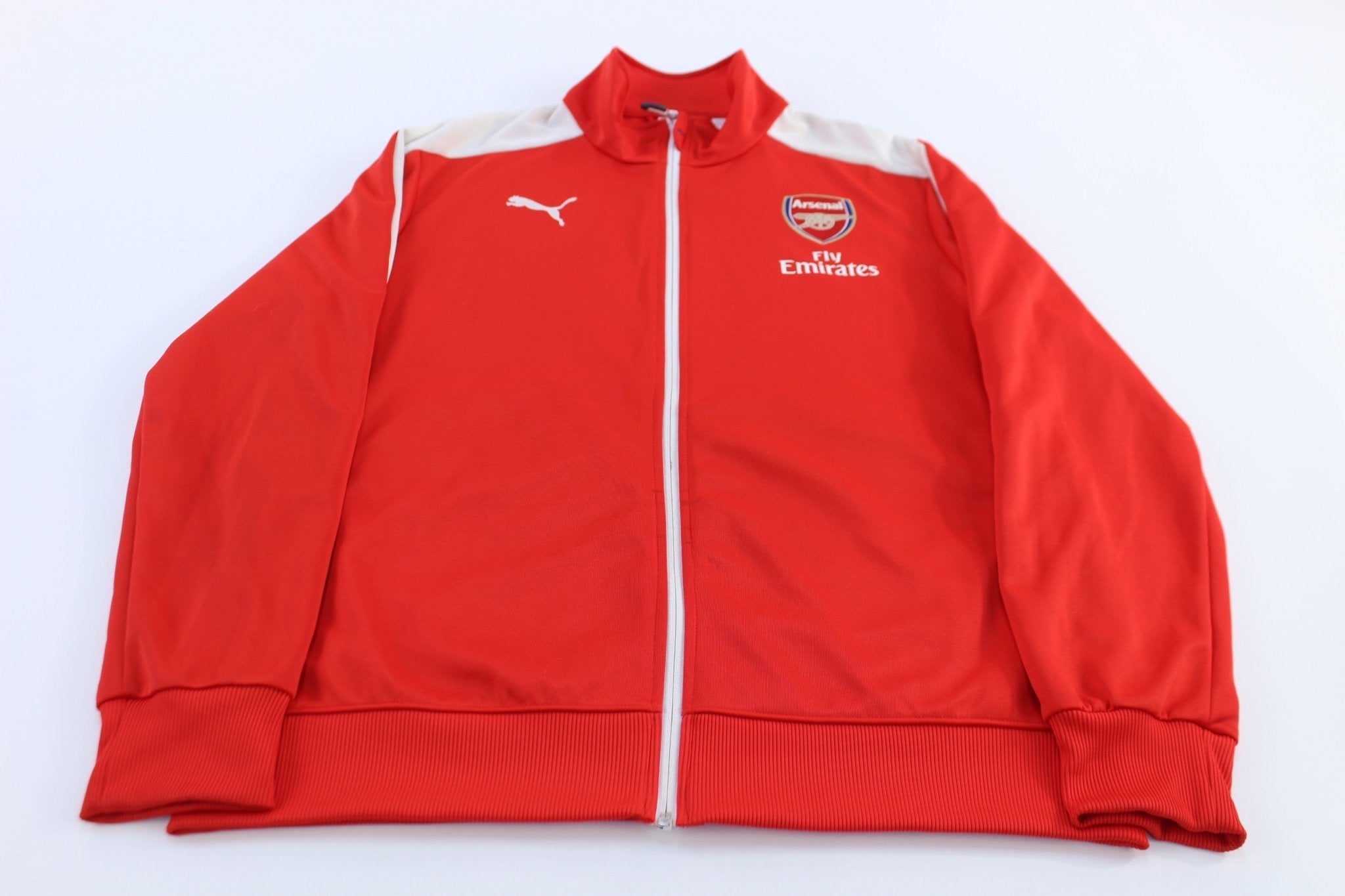 Puma London Arsenal Red Full Zip Track Jacket - Jacket - Thrifted Threads