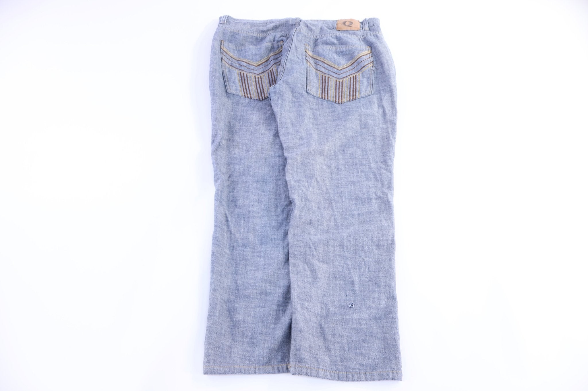 Qruel Light Wash Denim Jeans - pant - Thrifted Threads