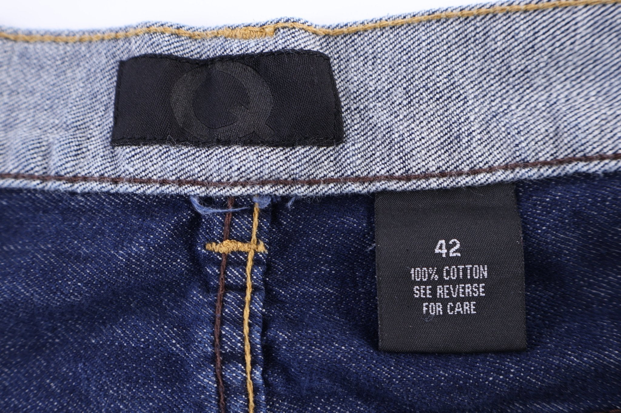 Qruel Light Wash Denim Jeans - pant - Thrifted Threads