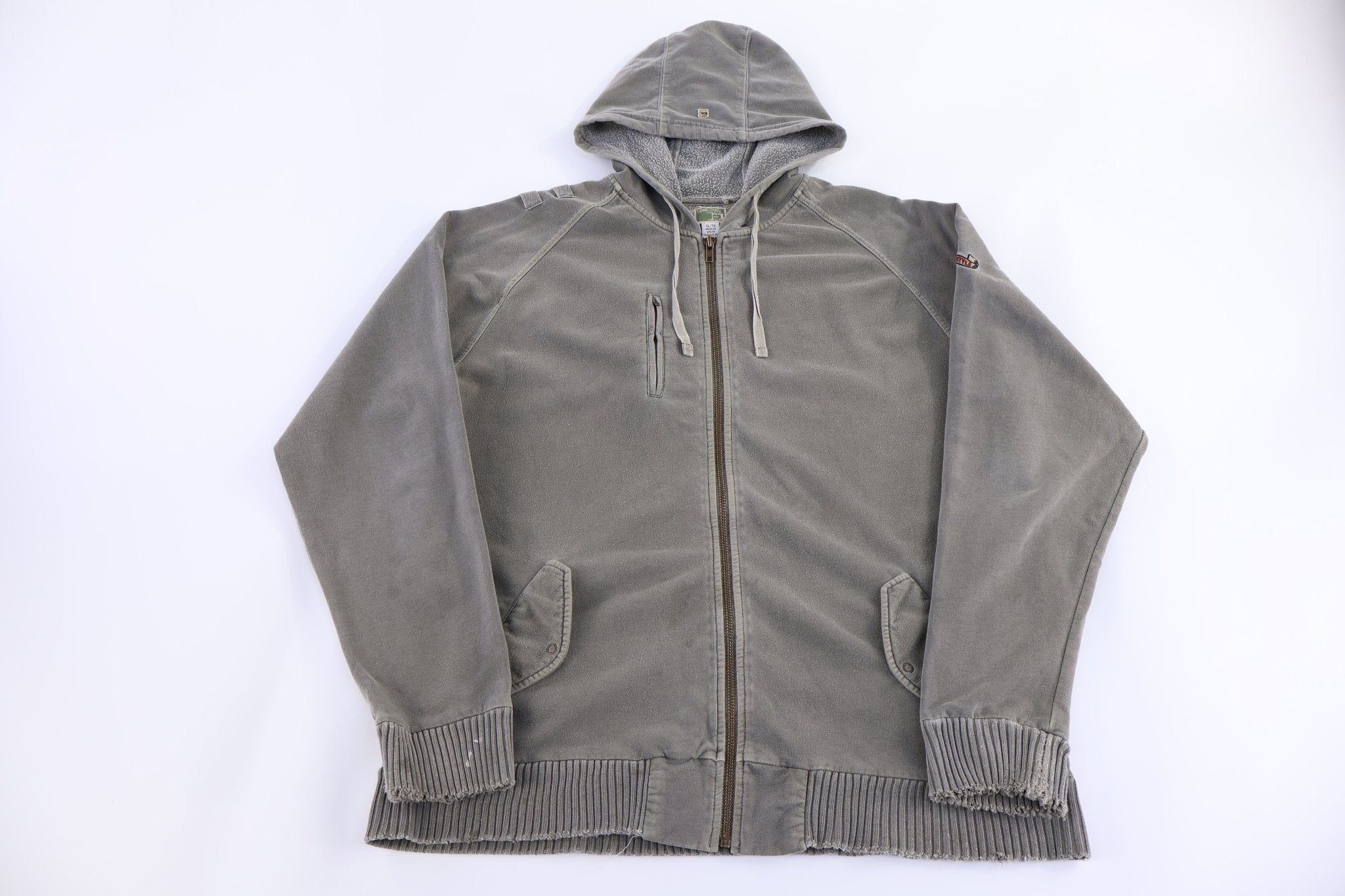 Quicksilver Green Full Zip Hoodie - Jacket - Thrifted Threads