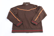 Quiksilver Brown Full Zip Track Jacket - Jacket - Thrifted Threads
