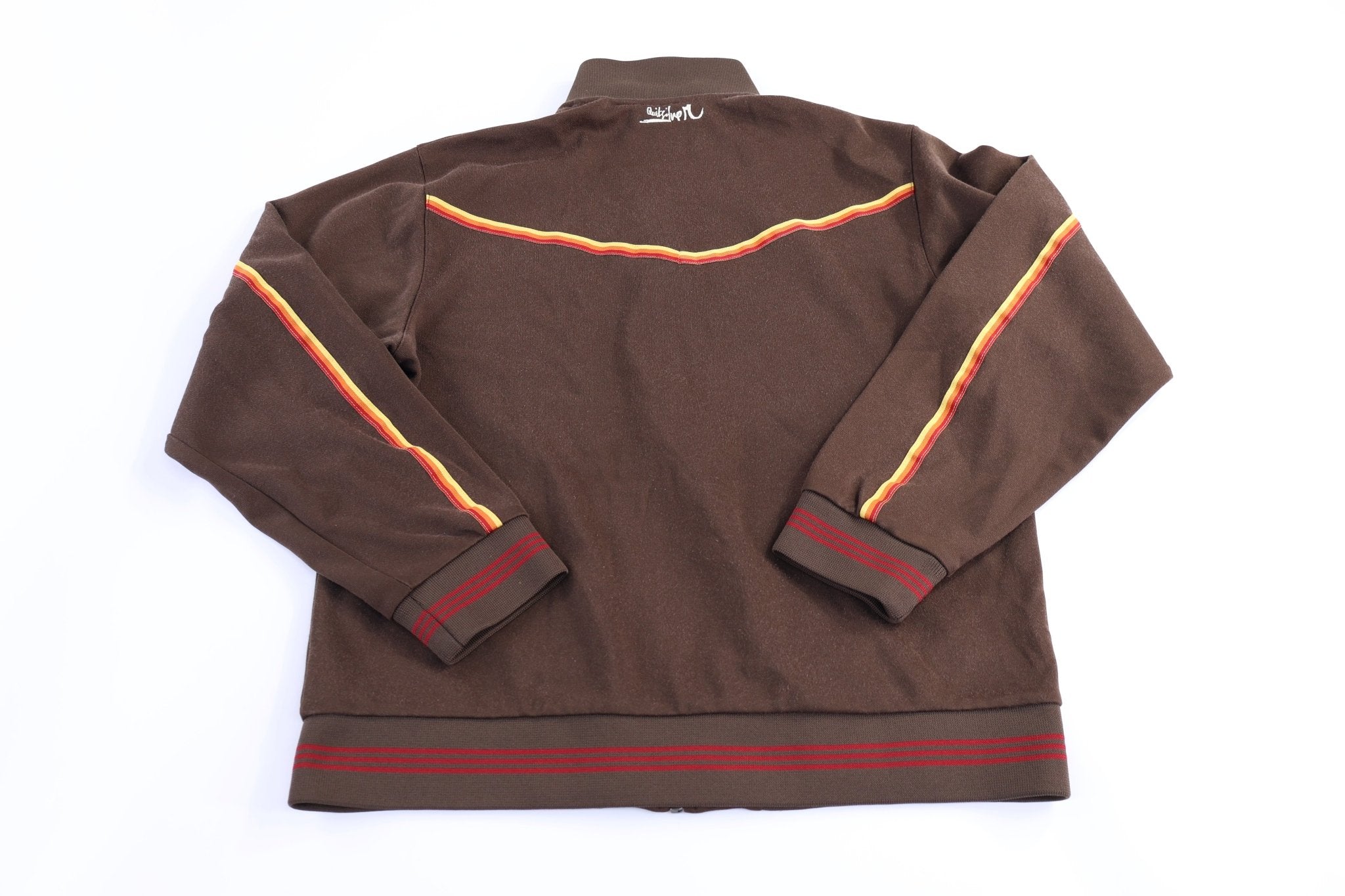 Quiksilver Brown Full Zip Track Jacket - Jacket - Thrifted Threads