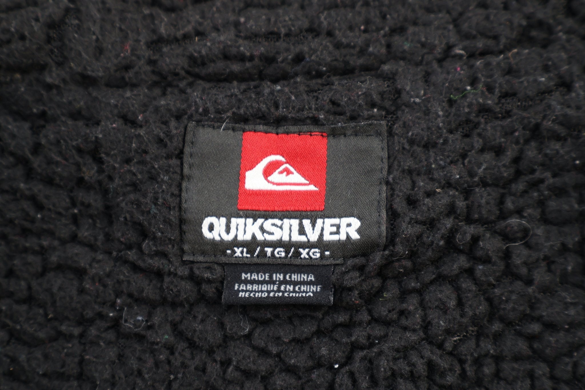 Quiksilver Sherpa Lined Full Zip Jacket - jacket - Thrifted Threads