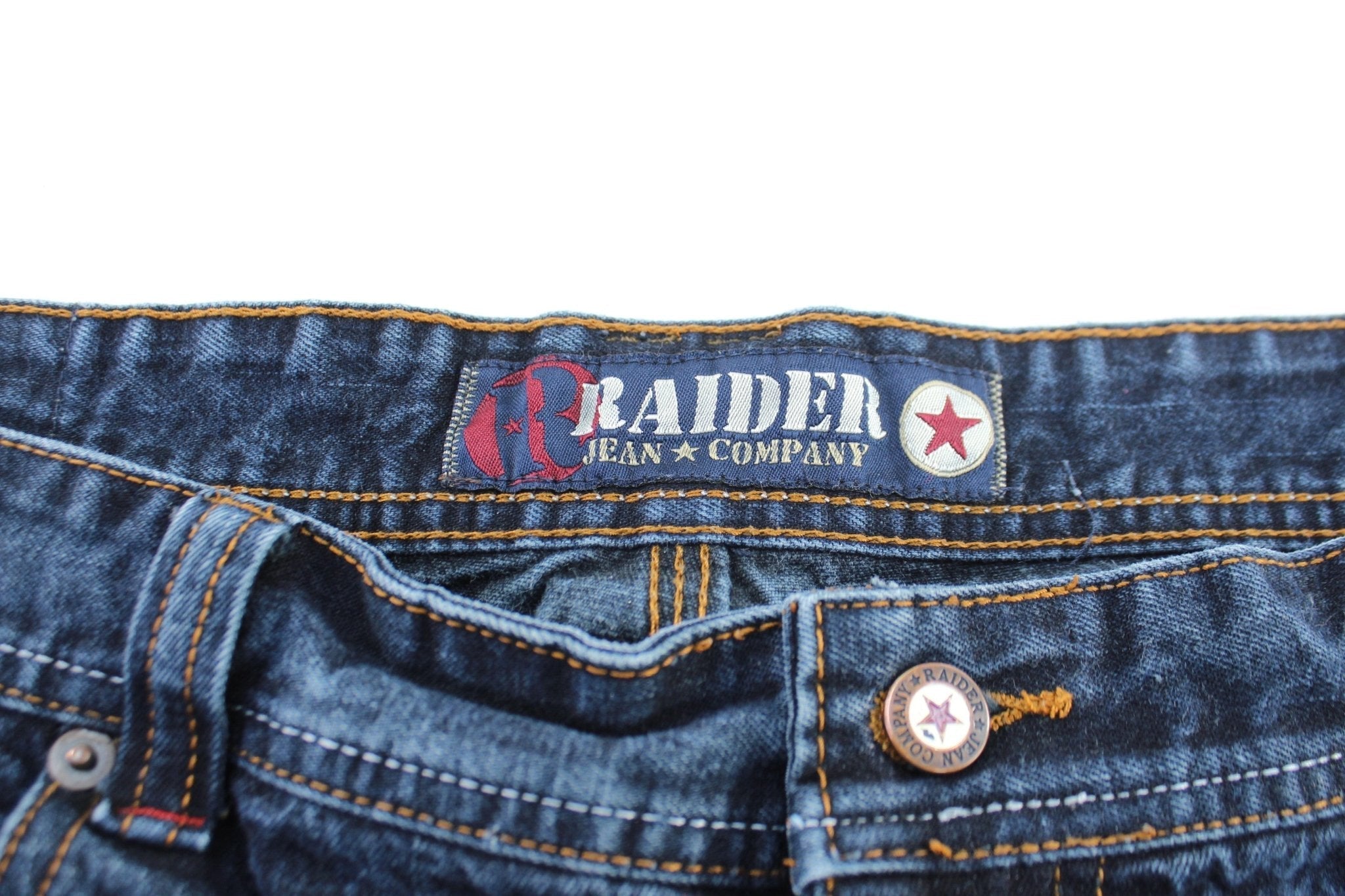 Raider Jean Company Dark Wash Denim Carpenter Shorts - Pants/Shorts - Thrifted Threads