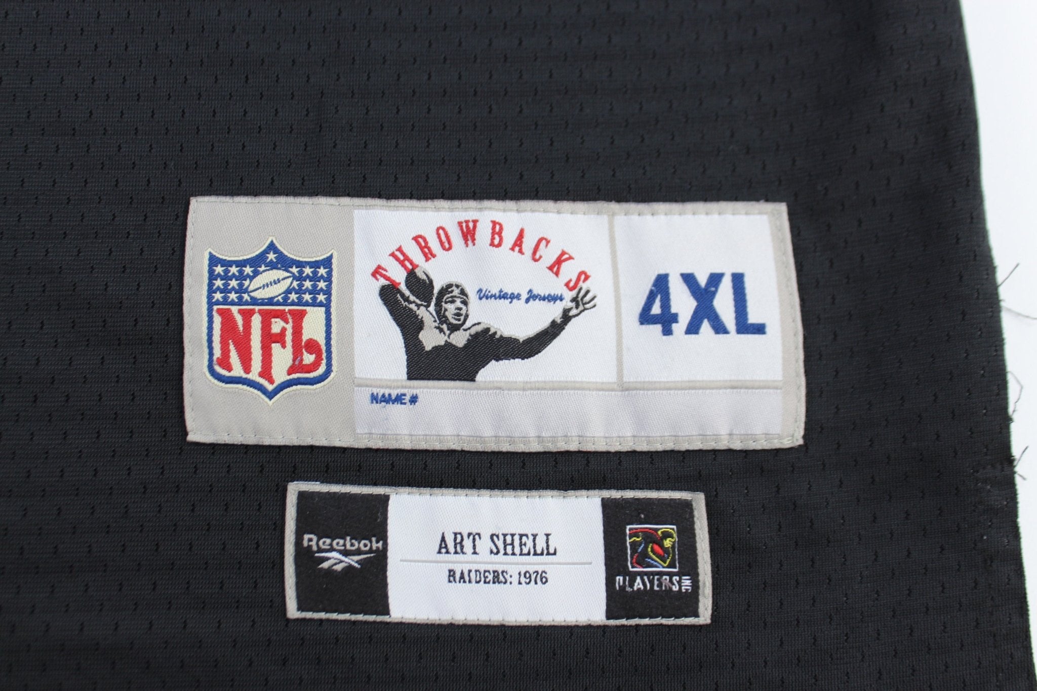 Raiders Art Shell 78 Throwbacks Football Jersey - ThriftedThreads.com