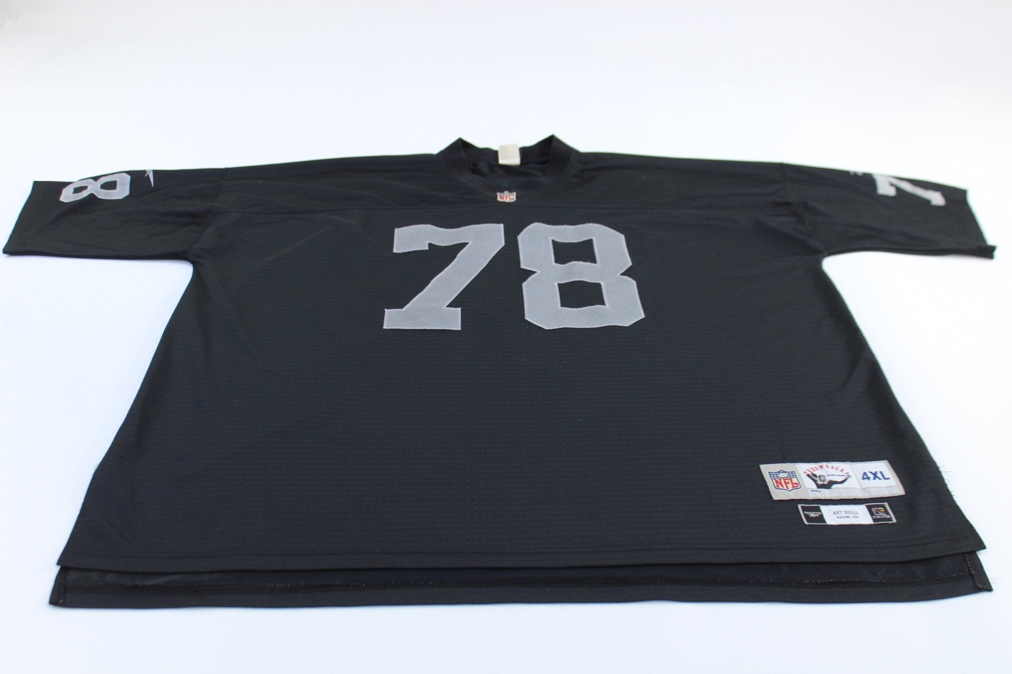 Raiders Art Shell 78 Throwbacks Football Jersey - ThriftedThreads.com