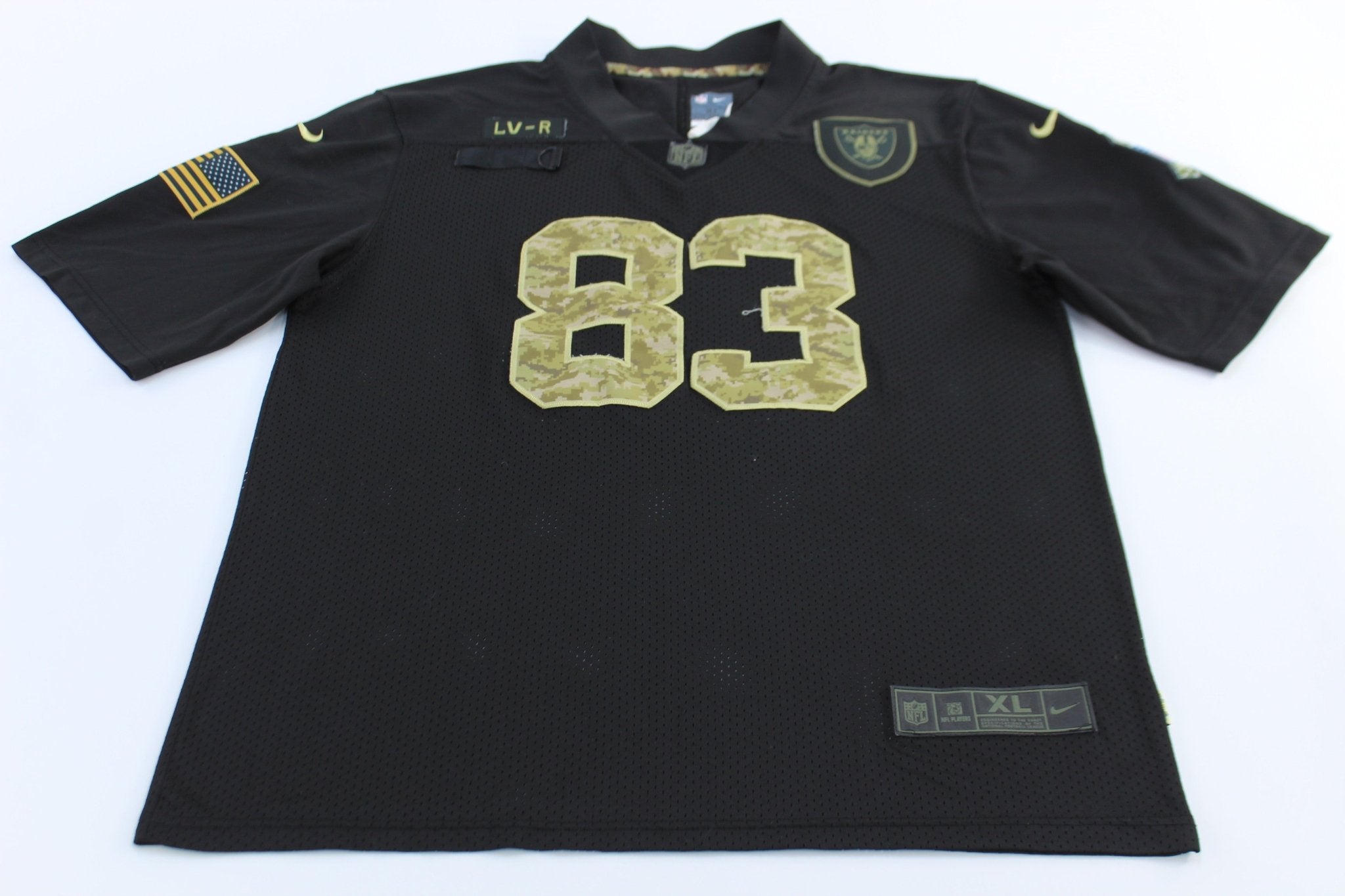 Raiders Darren Waller Nike Salute to Service Football Jersey - ThriftedThreads.com