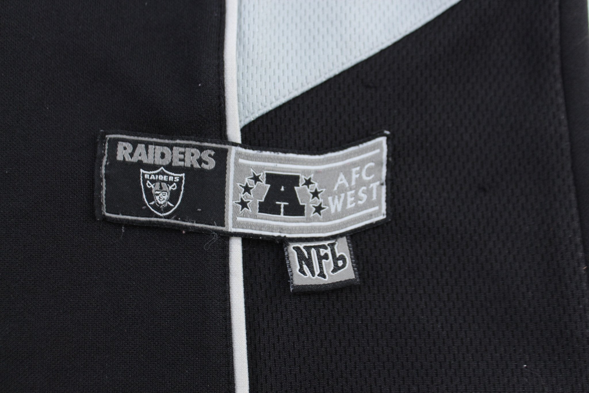 Raiders Football Embroidered Baseball Jersey - ThriftedThreads.com
