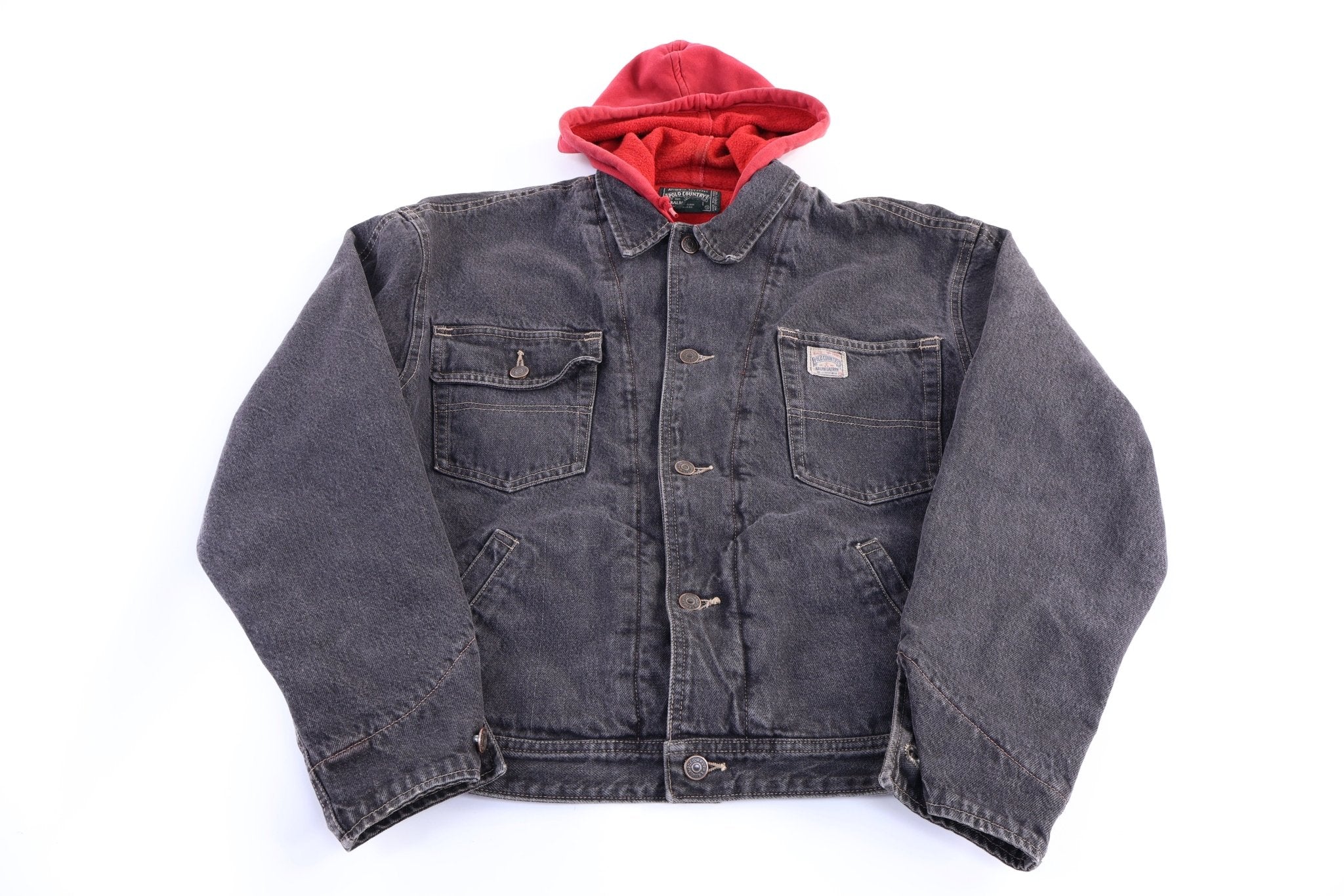 Ralph Lauren Polo Country Dark Wash Denim Jacket - Jacket - Thrifted Threads