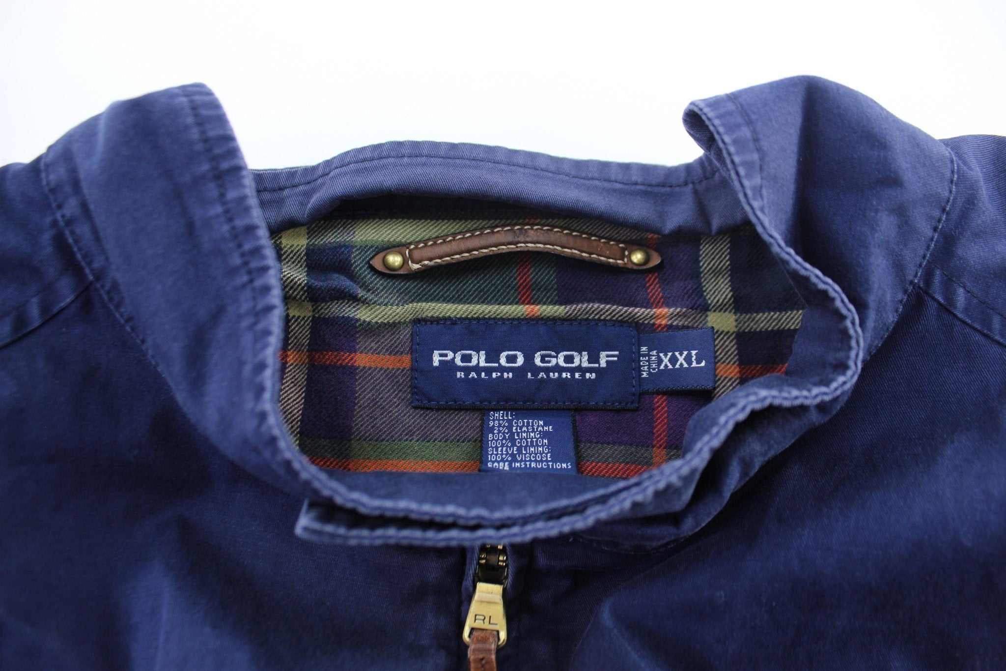 Ralph Lauren Polo Golf Blue Zip Up Jacket - ThriftedThreads.com