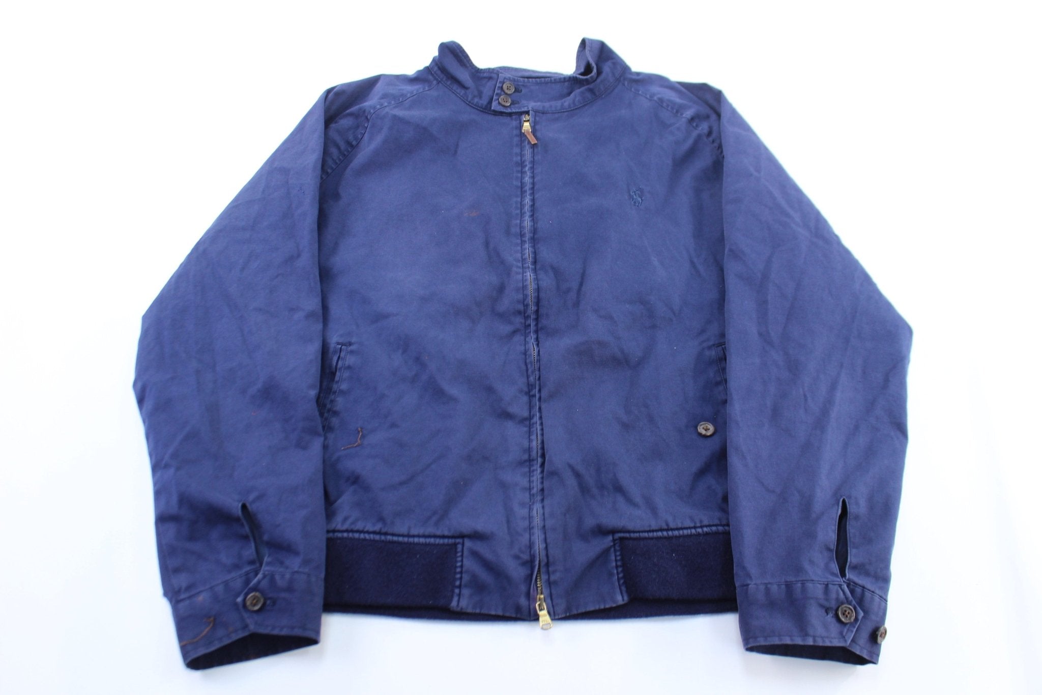 Ralph Lauren Polo Golf Blue Zip Up Jacket - ThriftedThreads.com