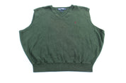 Ralph Lauren Polo Golf Green Sweater Vest - ThriftedThreads.com