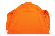 Ralph Lauren Polo Jeans Co Orange Fleece Pullover - Sweater - Thrifted Threads