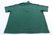 Ralph Lauren Polo Jeans Company Blue, Green, & Yellow Striped Pullover - ThriftedThreads.com