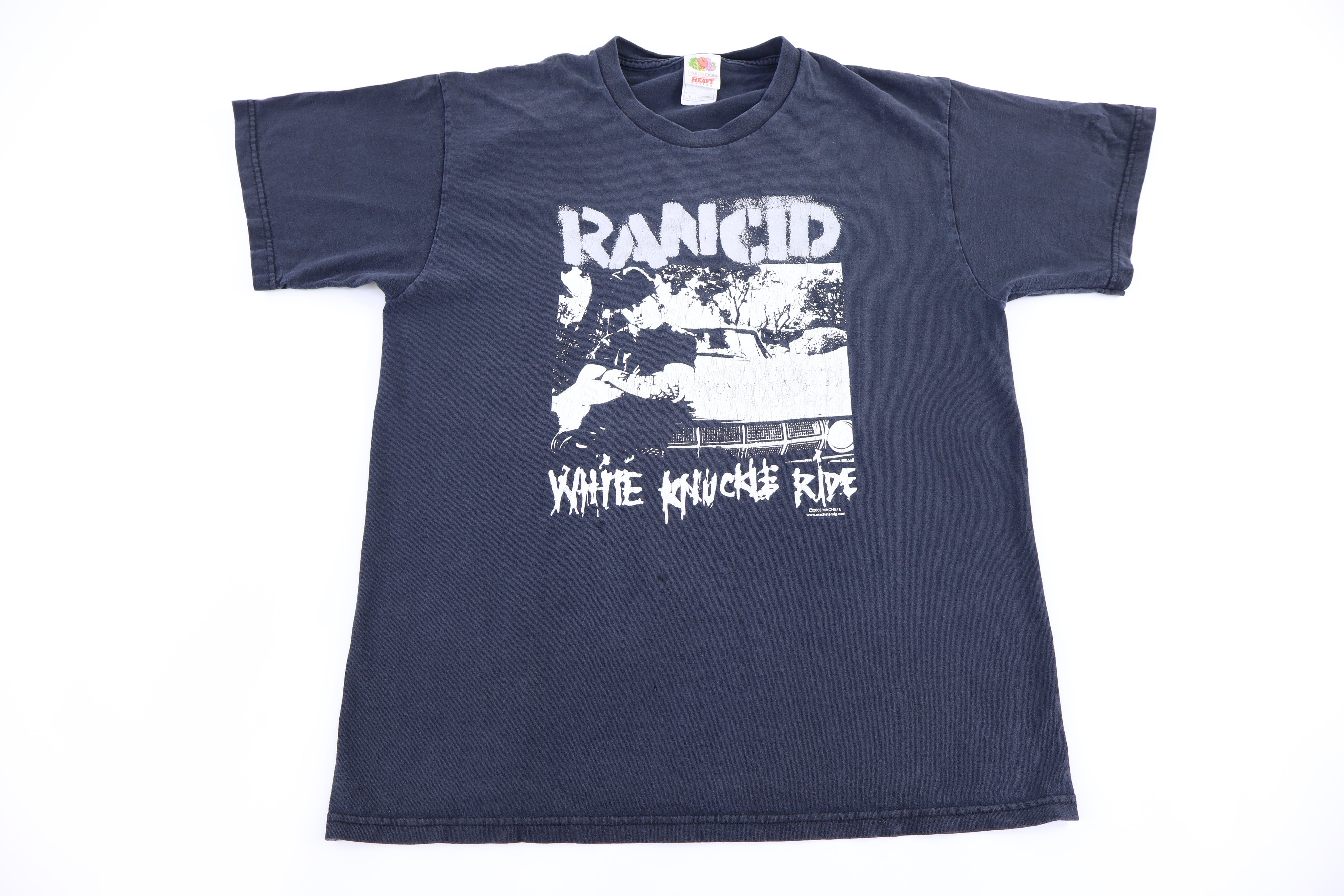 Rancid White Knuckle Ride Band T-shirt - Shirts & Tops - Thrifted Threads