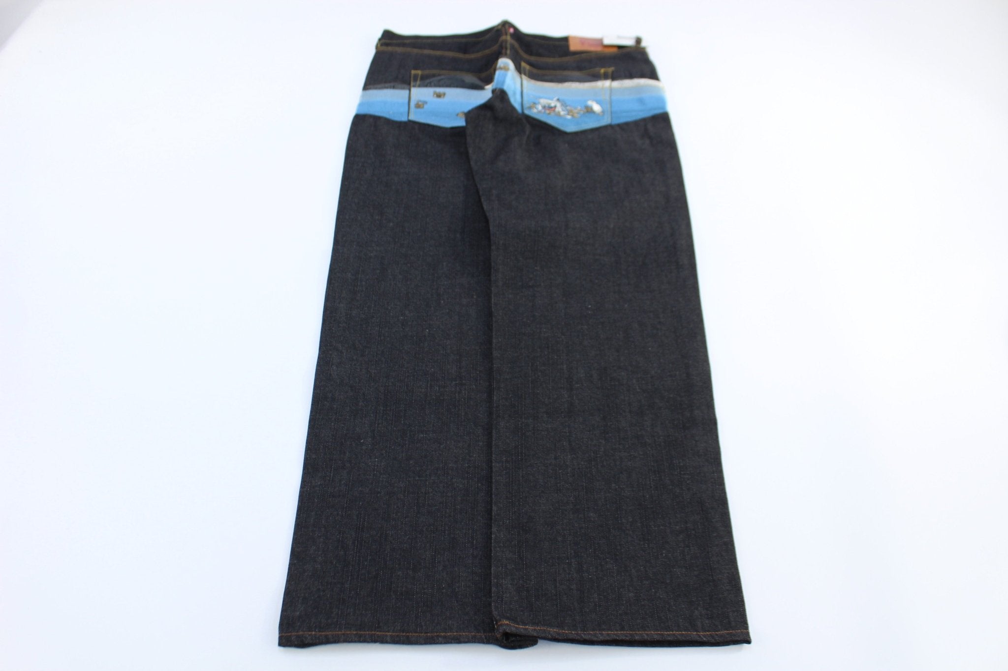 Red Monkey Co by Martin Ksohoh Dark Denim Jeans - ThriftedThreads.com