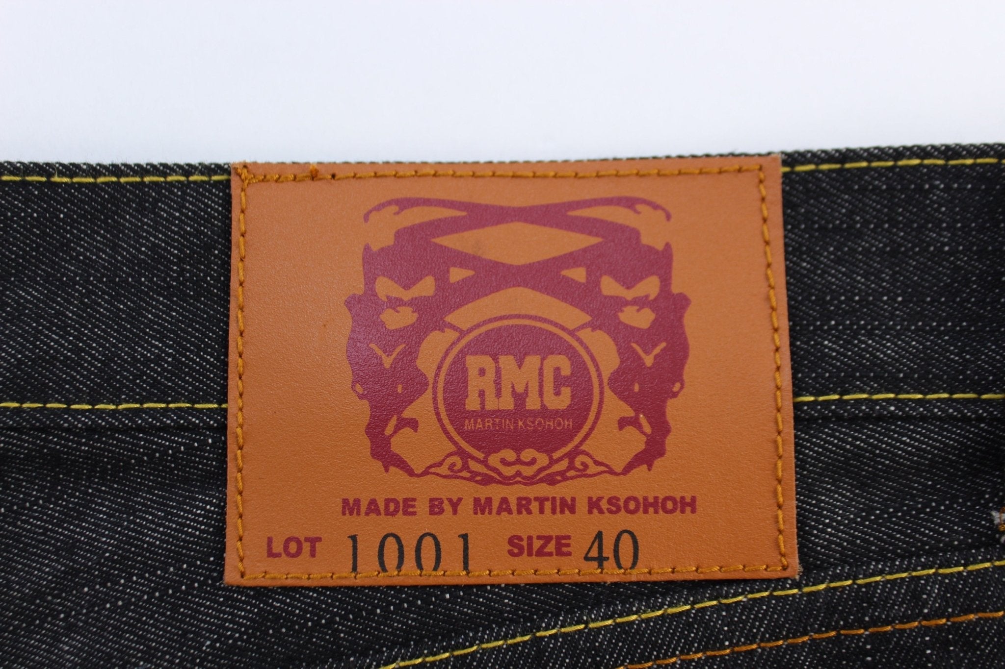 Red Monkey Co by Martin Ksohoh Dark Denim Jeans - ThriftedThreads.com