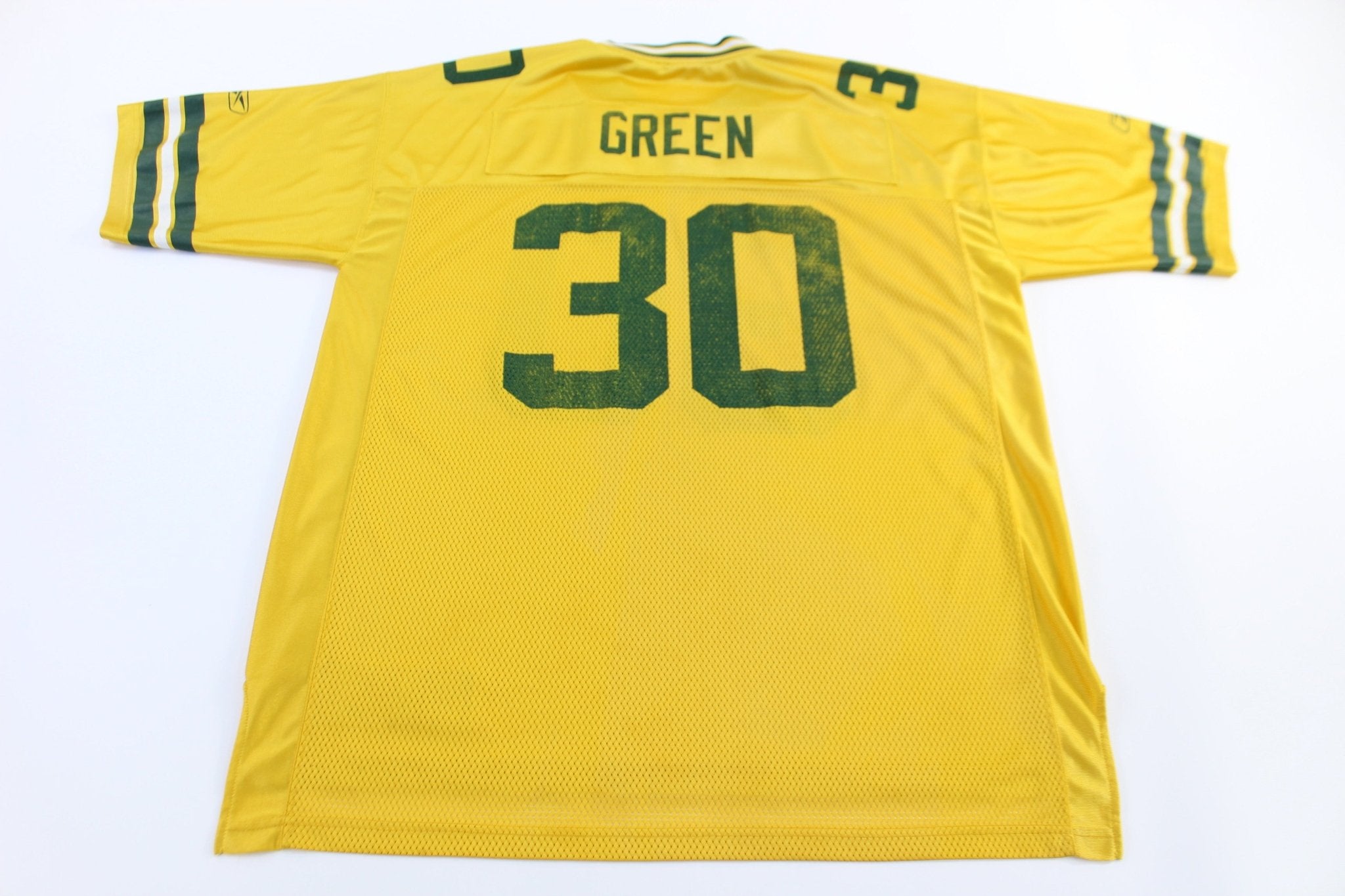 Reebok Ahman Green Green Bay Packers Football Jersey - ThriftedThreads.com