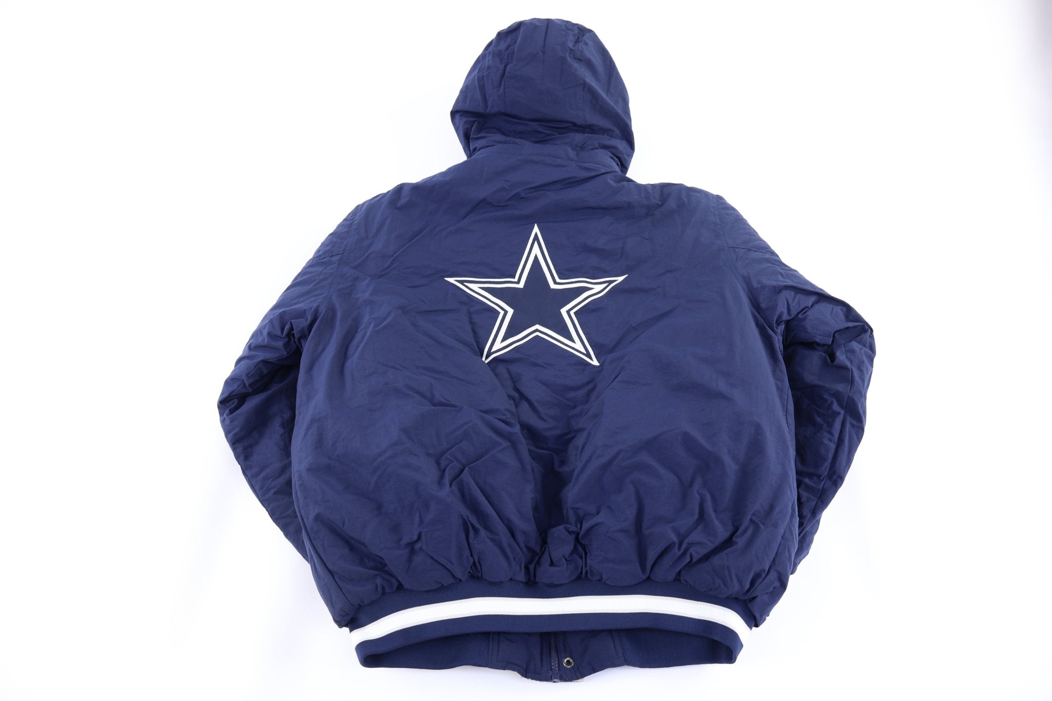 Reebok Dallas Cowboys Full Zip Puffer Jacket - Jacket - Thrifted Threads