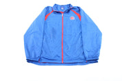 Reebok Embroidered Chicago Cubs Red & Blue Zip Up Jacket - ThriftedThreads.com