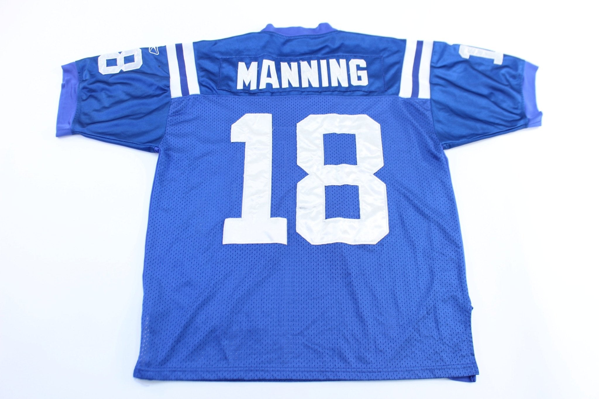Reebok Embroidered Indianapolis Colts Peyton Manning Football Jersey - ThriftedThreads.com