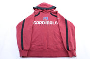 Reebok Embroidered Logo Arizona Cardinals Pullover Hoodie - Jacket - Thrifted Threads