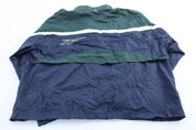 Reebok Embroidered Logo Blue, Green, & White Zip Up Jacket - Jackets - Thrifted Threads