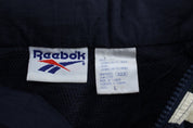 Reebok Embroidered Logo Blue, Green, & White Zip Up Jacket - Jackets - Thrifted Threads