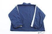Reebok Embroidered Logo Blue & Grey Zip Up Jacket - Jackets - Thrifted Threads