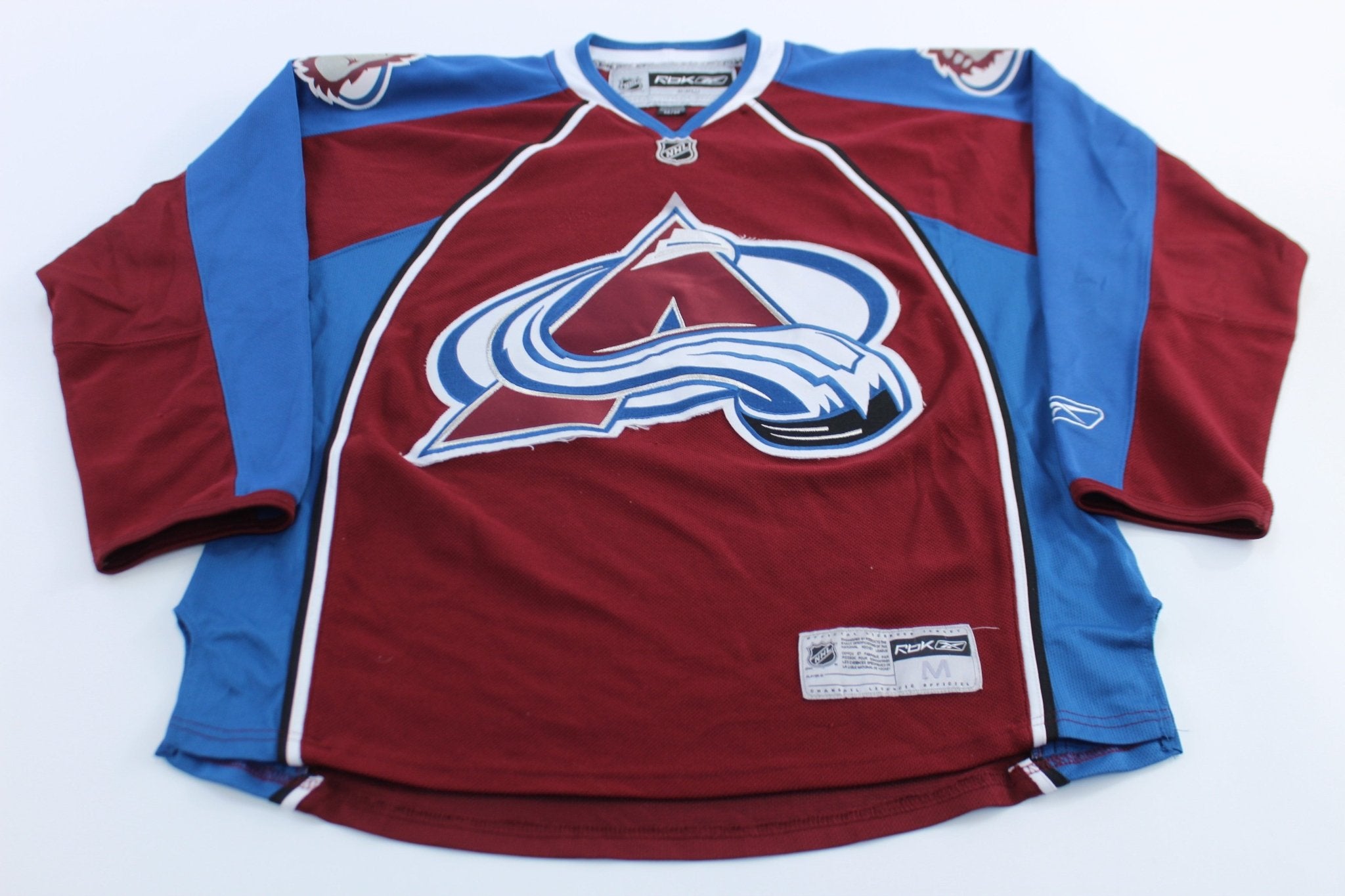 Reebok Embroidered Logo Colorado Avalanche Hockey Jersey - ThriftedThreads.com