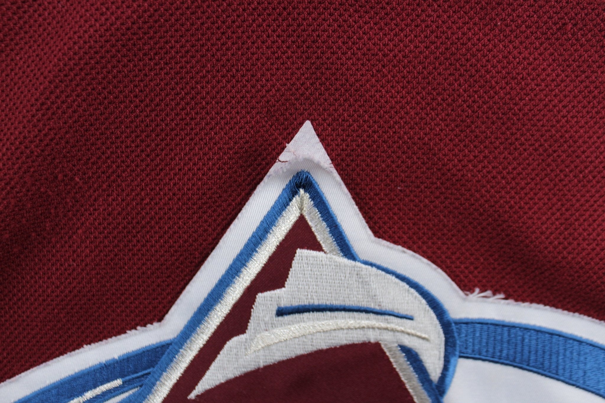 Reebok Embroidered Logo Colorado Avalanche Hockey Jersey - ThriftedThreads.com