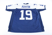 Reebok Embroidered Logo Dallas Cowboys Miles Austin Football Jersey - ThriftedThreads.com