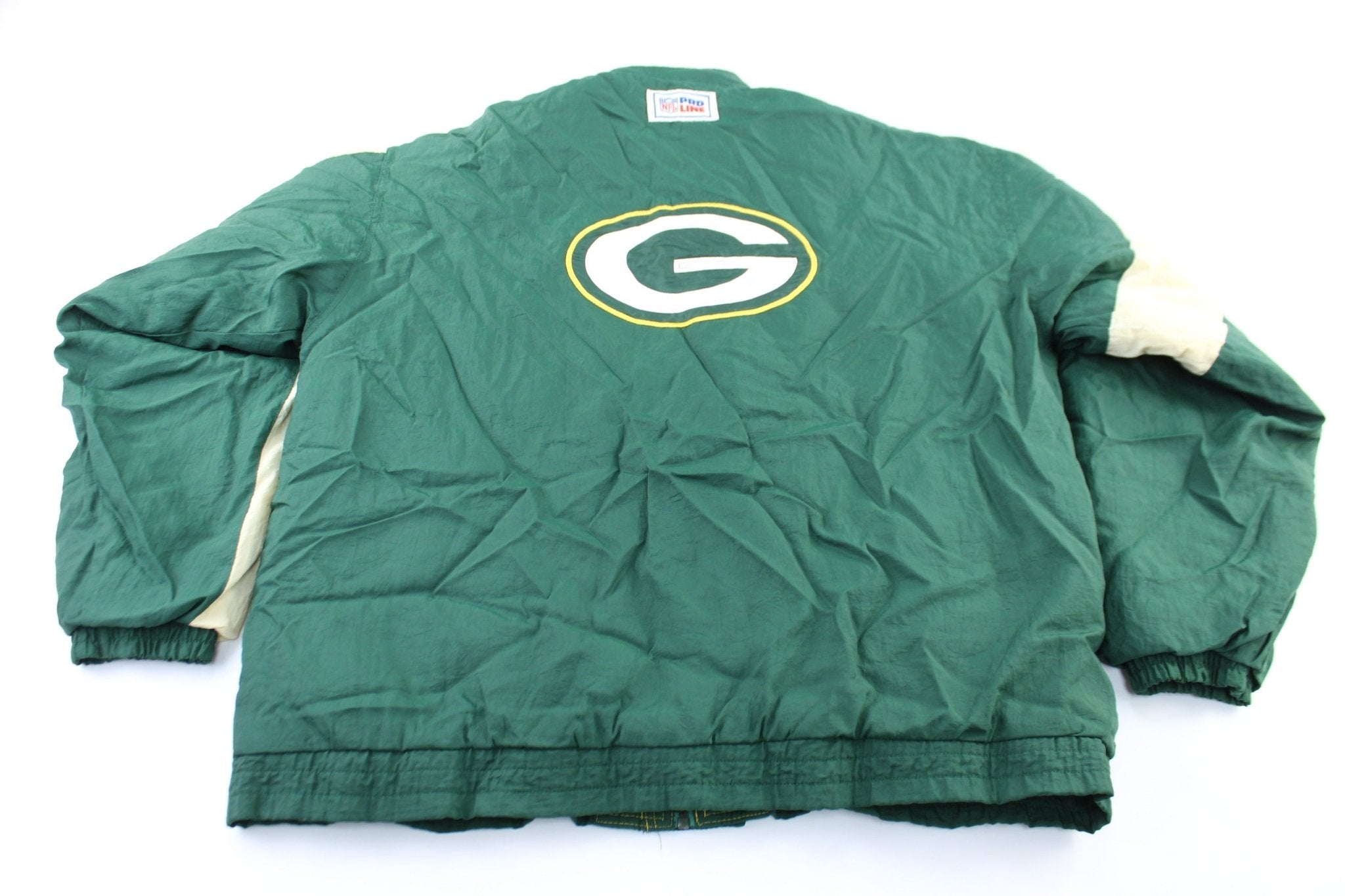 Reebok Embroidered Logo Green Bay Packers Zip Up Jacket - Jackets - Thrifted Threads