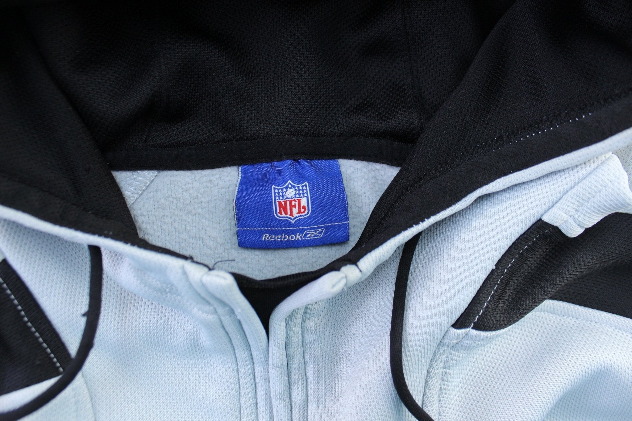 Reebok Embroidered Logo Las Vegas Raiders Pullover Jacket - ThriftedThreads.com