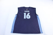 Reebok Embroidered Logo Memphis Grizzlies Mark Gasol Basketball Jersey - ThriftedThreads.com