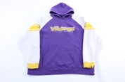 Reebok Embroidered Logo Minnesota Vikings Pullover Hoodie - Jacket - Thrifted Threads