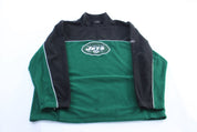 Reebok Embroidered Logo New York Jets Fleece Pullover - Jacket - Thrifted Threads