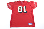 Reebok Embroidered Logo San Francisco 49ers Terrell Owens Football Jersey - ThriftedThreads.com