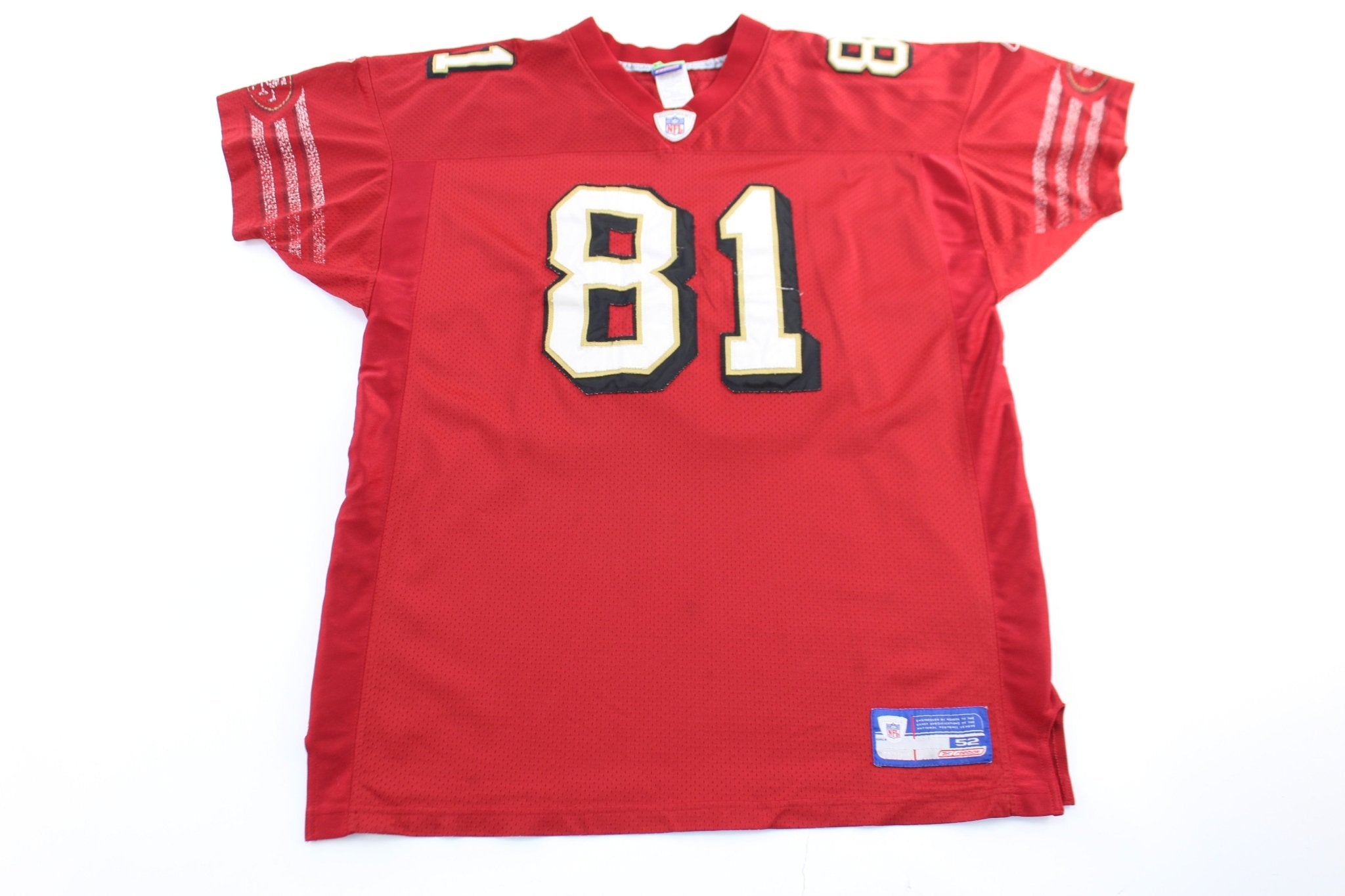 Reebok Embroidered Logo San Francisco 49ers Terrell Owens Football Jersey - ThriftedThreads.com