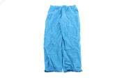 Reebok Embroidered Logo Teal Track Pants - ThriftedThreads.com