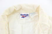 Reebok Embroidered Logo White Zip Up Jacket - ThriftedThreads.com