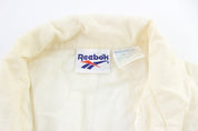 Reebok Embroidered Logo White Zip Up Jacket - Jackets - Thrifted Threads