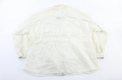 Reebok Embroidered Logo White Zip Up Jacket - Jackets - Thrifted Threads