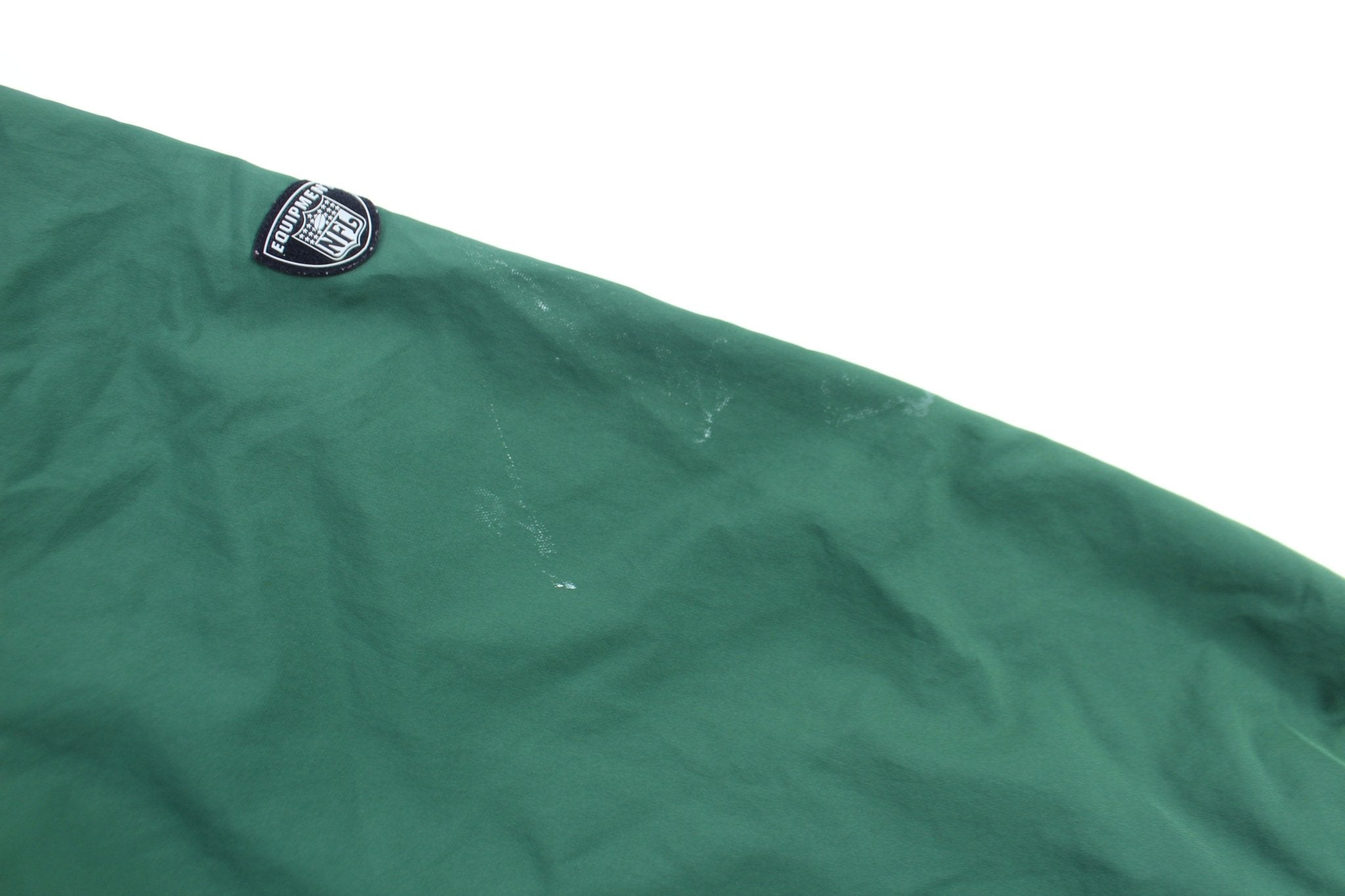 Reebok Embroidered New York Jets Windbreaker Pullover - ThriftedThreads.com