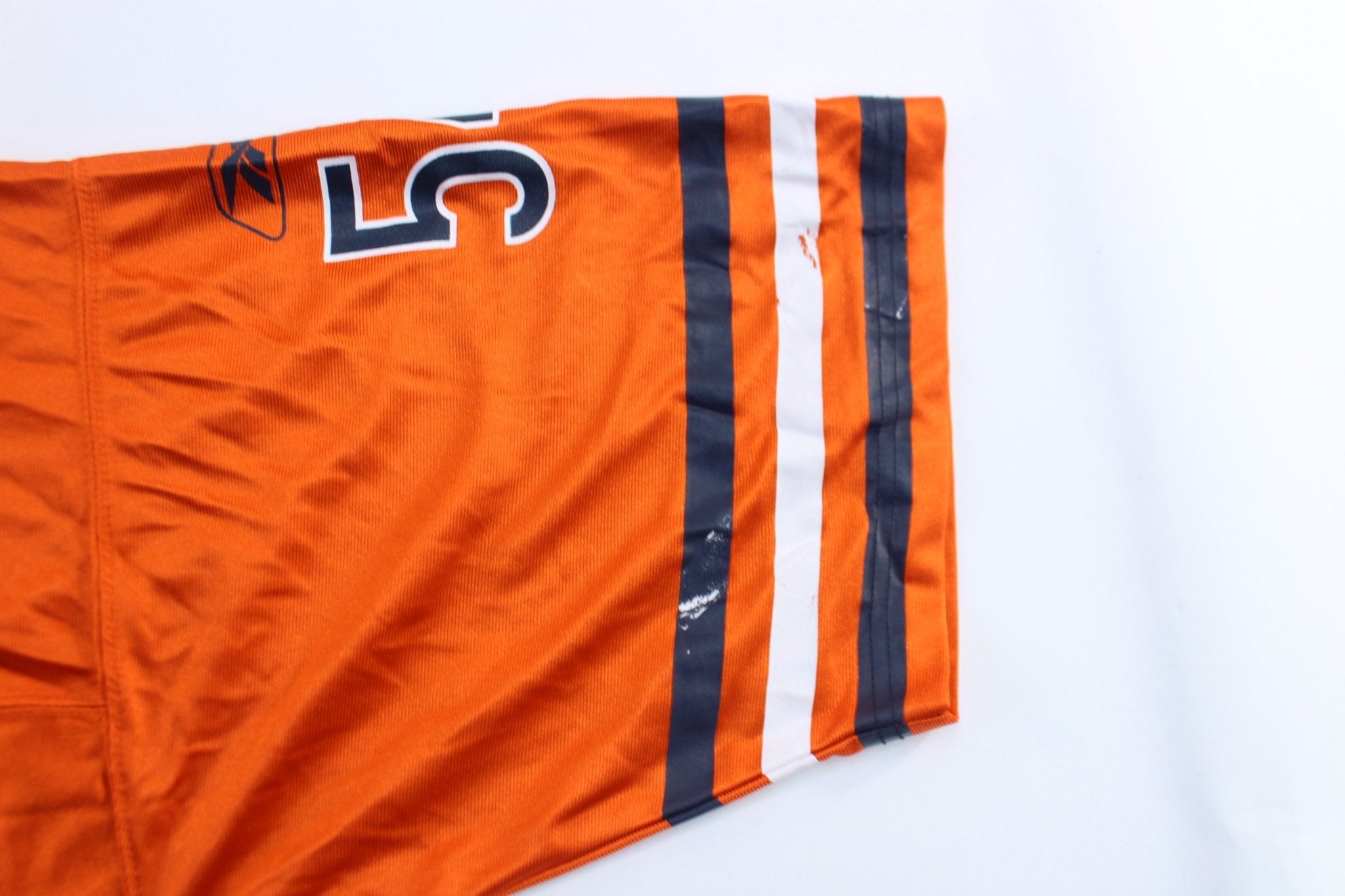 Reebok Logo Chicago Bears Brian Urlacher Football Jersey - ThriftedThreads.com