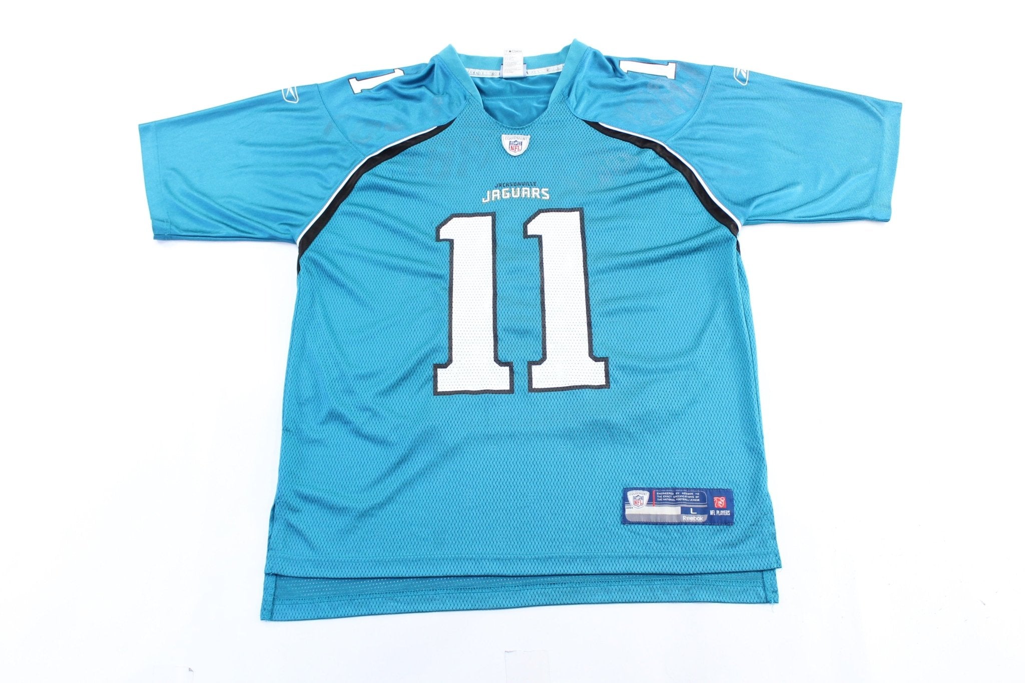 Reebok Logo Jacksonville Jaguars Blaine Gabbert Football Jersey - ThriftedThreads.com